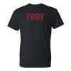AS01 - Troy Trojans Basic Block T Shirt - Large - Black view 1