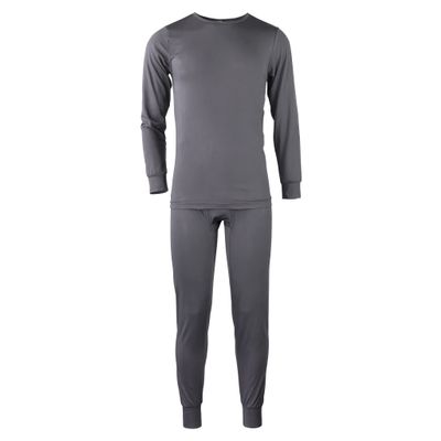 Men's Soft Fleece Thermal Underwear Set (XL, Charcoal)