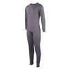 Men's Soft Fleece Thermal Underwear Set (XL, Charcoal) view 2