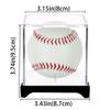 4 Packwith Base Baseball Display Case,UV Protected Acrylic Baseball Boxes for Display view 2