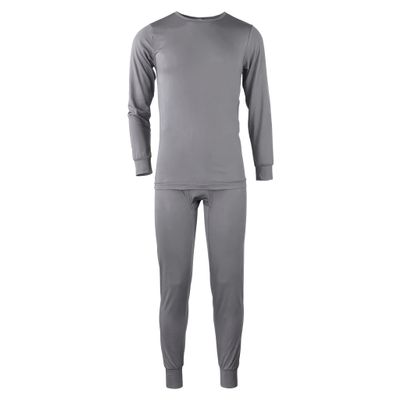 Men's Soft Fleece Thermal Underwear Set (XL, Grey)