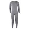 Men's Soft Fleece Thermal Underwear Set (XL, Grey) view 1
