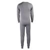 Men's Soft Fleece Thermal Underwear Set (XL, Grey) view 3
