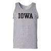 AT01 - Iowa Hawkeyes Basic Block Tank Top - Small - Sport Grey view 1