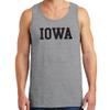 AT01 - Iowa Hawkeyes Basic Block Tank Top - Small - Sport Grey view 4