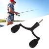 Aluminum Alloy Fishing Reel Double Handle, 4.4mm Hex Shaft, 10cm Rocker Arm Length, Replacement Grip Parts for Fishing Wheel view 2
