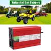 JMYSD 48V 6 Amp Golf Cart Battery Charger Club Car Battery Charger Fast Charging in Red Aluminum Case,A8 view 2