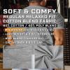 Bulking Season Weightlifting T-Shirt, Gym Inspiration Mens Workout Shirt (3XL, Bulking Season Grey) view 4