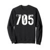 705 Area Code Sudbury ON Mobile Telephone Area Code 705 Sweatshirt view 1