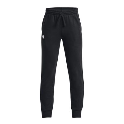 Under Armour Boys Rival Fleece Joggers, (001) Black / / White, X-Small