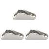 TEHAUX Boat Cleats Boat Cleats Boat Cleats 3pcs Buffer Jam Hardware Limiter Clipper Rope Steel Practical Cleat Clam Boat Sailboat Stainless Boat Cleats Mini Buffer Mini Buffer Mini Buffer view 1
