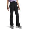 Under Armour Girls Motion Flare Pants, (001) Black / / Jet Gray, Medium view 2