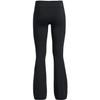 Under Armour Girls Motion Flare Pants, (001) Black / / Jet Gray, Medium view 3
