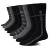 Calvin Klein Men's Dress Socks - 8 Pack Breathable Cotton Blend Crew Socks - Casual Long Work Sock for Men (Sizes: 7-12), Size 7-12, Black/Grey Multi view 1