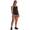 Under Armour Women's Fly by 2.0 Running Shorts, (500) Misty Purple/Dark Maroon/Reflective, XX-Large view 4