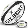 World Rugby Shop X Gilbert G-TR4000 Rugby Ball Size 5 - Durable Rugby Equipment - Triangular Surface Grip - 3 Ply Construction - Black view 1