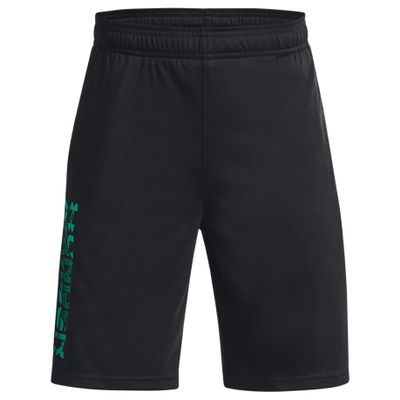 Under Armour Boys Prototype 2.0 Wordmark Shorts, (400) Team Royal / / Neo Turquoise, Small