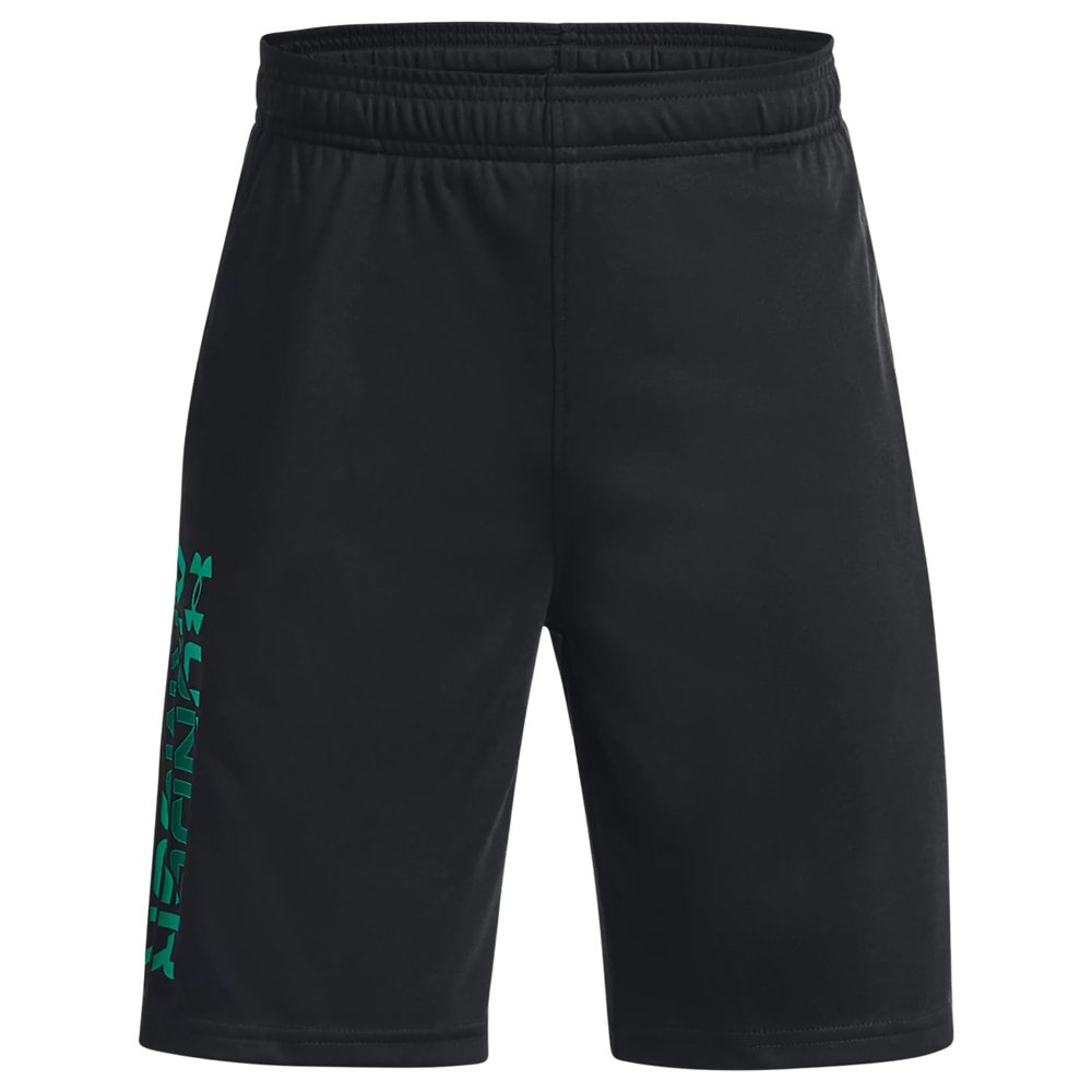 Under Armour Boys Prototype 2.0 Wordmark Shorts, (400) Team Royal / / Neo Turquoise, Small