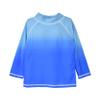 Flap Happy Baby Boys UPF 50+ Graphic Swim Top Rash Guard Shirt, Blue Ombre, 6 Months US view 1