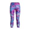 Under Armour Girls HeatGear Armour Printed Ankle Crop, (465) Water / / White, X-Large