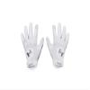 Under Armour Men's Clean Up Baseball Gloves, (100) White/Metallic Silver/Metallic Silver, Large view 1
