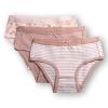 Feathers Girls and Toddler Underwear - Kids Underwear - Super Soft Cotton Rose view 1