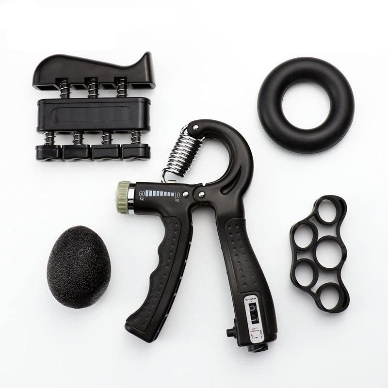 Gym Fitness Adjustable Count Hand Grip Set - Grimbo Sports