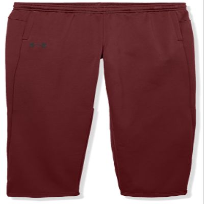 Under Armour Boys ArmourFleece Straight Leg Pant, (600) Dark Maroon / / Black, X-Small