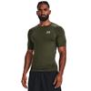 Under Armour Men's Armour HeatGear Compression Short-Sleeve T-Shirt, (390) Marine OD Green / / White, Medium view 1