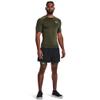 Under Armour Men's Armour HeatGear Compression Short-Sleeve T-Shirt, (390) Marine OD Green / / White, Medium view 3