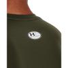 Under Armour Men's Armour HeatGear Compression Short-Sleeve T-Shirt, (390) Marine OD Green / / White, Medium view 4