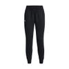 Under Armour Womens Rival Fleece Joggers, (001) Black / / White, Small Tall view 1