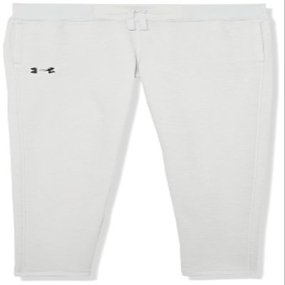 Under Armour Girls Armour Fleece Pants, (015) Halo Gray Medium Heather / / Black, Small