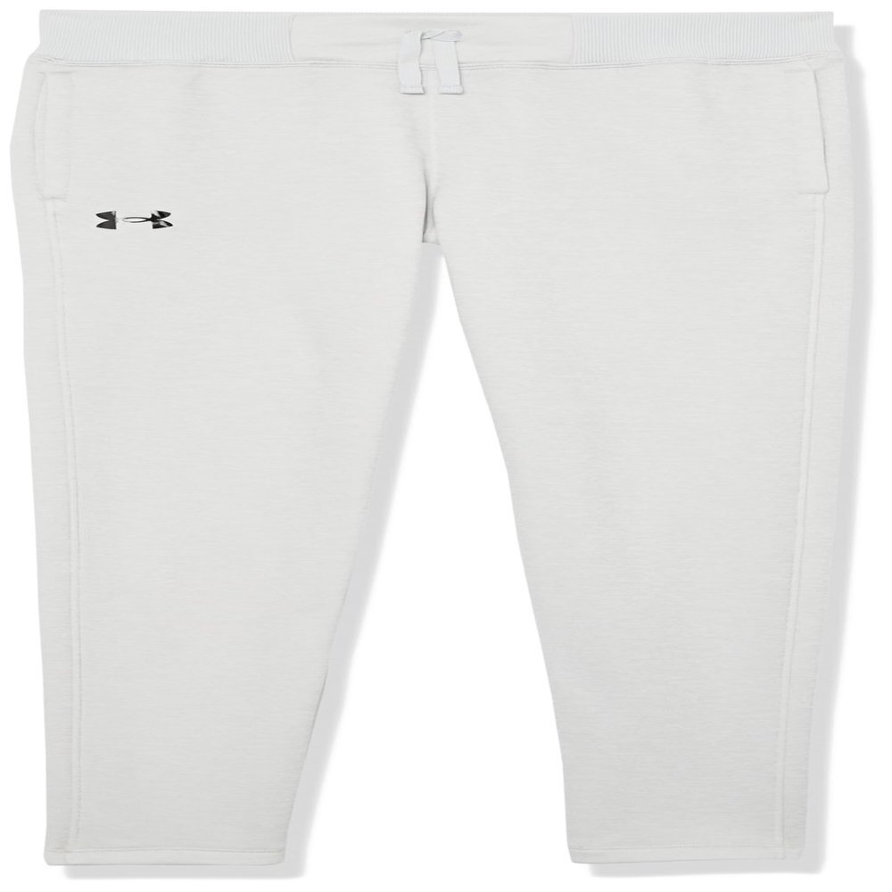 Under Armour Girls Armour Fleece Pants, (015) Halo Gray Medium Heather / / Black, Small