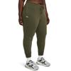 Under Armour Womens Rival Fleece Joggers Plus, (390) Marine OD Green / / White, 2X view 1