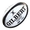 World Rugby Shop X Gilbert G-TR4000 Rugby Ball Size 3 - Durable Rugby Equipment - Triangular Surface Grip - 3 Ply Construction - Black view 1