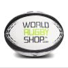 World Rugby Shop X Gilbert G-TR4000 Rugby Ball Size 3 - Durable Rugby Equipment - Triangular Surface Grip - 3 Ply Construction - Black view 2