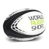 World Rugby Shop X Gilbert G-TR4000 Rugby Ball Size 3 - Durable Rugby Equipment - Triangular Surface Grip - 3 Ply Construction - Black view 3