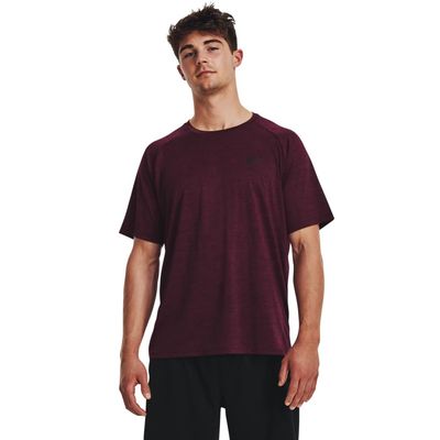 Under Armour Men's Tech 2.0 Short-Sleeve T-Shirt, (603) Dark Maroon / / Black, 4X-Large