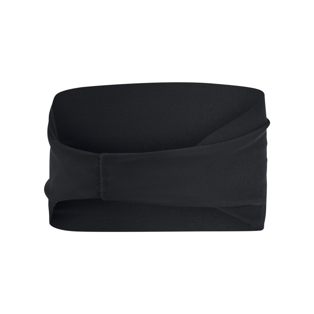 Under Armour unisex-adult Light Stretch Headband, (001) Black / / Pitch Gray, One Size Fits Most