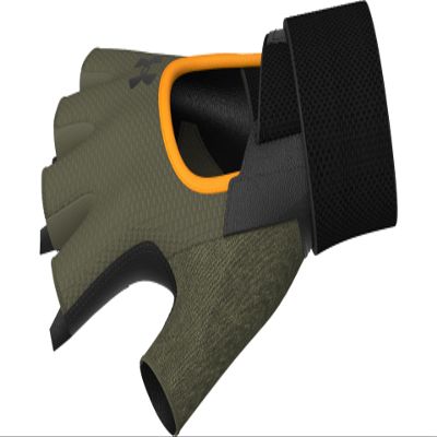 Under Armour Men's Weightlifting Glove, (390) Marine OD Green/Black/Black, Large