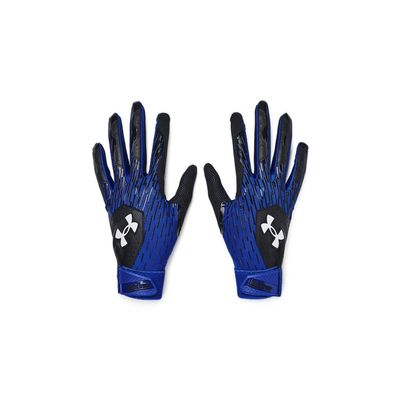 Under Armour Boys Youth Clean Up Baseball Gloves, (002) Black/Team Royal/White, Medium