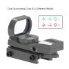 Feyachi Reflex Sight-Adjustable Reticle (4 Styles) Both Red and Green in one Sight, Grey view 3
