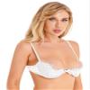 ACSUSS Womens Lace Underwired Bra Adjustable Spaghetti Straps 1/4 Cups Brassiere Lingerie Underwear White 4X-Large view 3