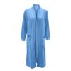 XUNRYAN Womens Long Velvet Cardigan Jacket Lapel Collar Open Front Cardigan Trench Coats Sweater Winter Fall Outwear view 3