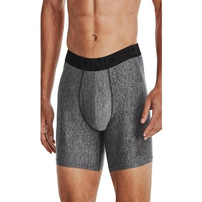 Under Armour Mens Tech 6-inch Boxerjock 1-Pack, (017) Jet Gray Medium Heather / / Black, X-Small