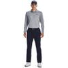 Under Armour Mens Performance Polo 3.0 Long Sleeve, (035) Steel Light Heather / / Pitch Gray, XX-Large view 3