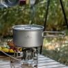 Boundless Voyage Titanium Pot Portable Camping Cookware Lightweight Cooking Pot Set for Outdoor Cooking Traveling Backpacking Hiking Trekking Picnic (1.8L) view 2