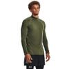 Under Armour Men's ColdGear Armour Fitted Mock, (390) Marine OD Green / / Black, X-Small view 1