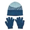Under Armour Boys Beanie & Glove ComboDISC, (426) Varsity Blue/Blizzard/Varsity Blue, One Size Fits Most view 2